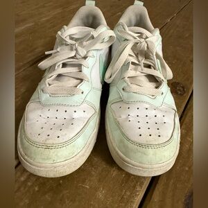 Nike White and sea foam green Sneakers
